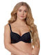 Bra with Light Padding Underwire Black