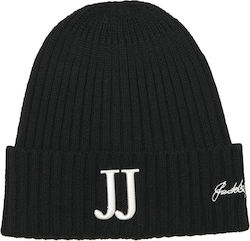 Jack & Jones Beanie Männer Beanie Gestrickt in Schwarz Farbe