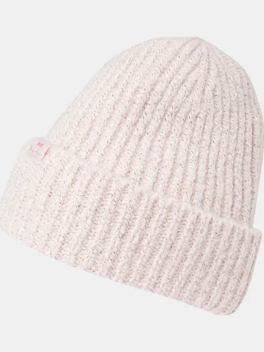 Beanie Unisex Σκούφος Πλεκτός σε Ροζ χρώμα