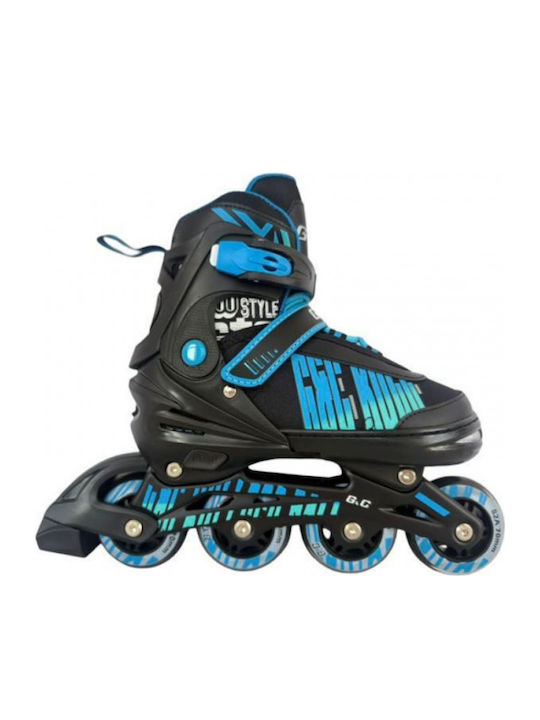 Grass & Co Inline Αυξομειούμενα Rollers Μαύρα Παιδικά