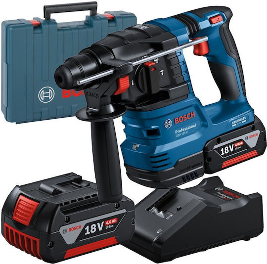 Bosch Impact Demolition Hammer Battery 18V 2x4Ah with Chuck SDS Plus 0611924021