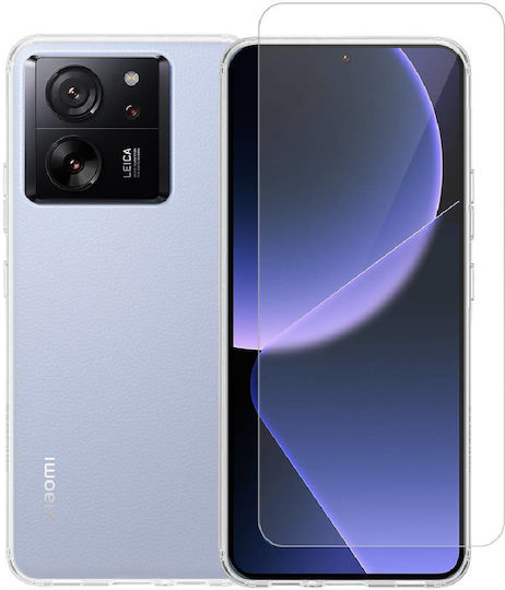 Redshield Set Задна корица Силикон Прозрачен (Xiaomi 13T)