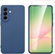 Redshield Set Back Cover Σιλικόνης Σετ με Τζαμάκι Μπλε (Galaxy A56)