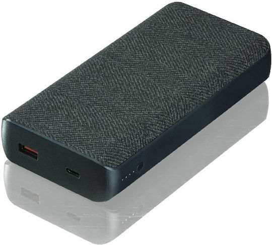 Sandstrom Power Bank 20000mAh 65W с USB-A порт и USB-C порт Черен