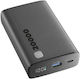Cellular Line ELITE Power Bank 20000mAh 18W με Θύρα USB-A και Θύρα USB-C Μαύρο