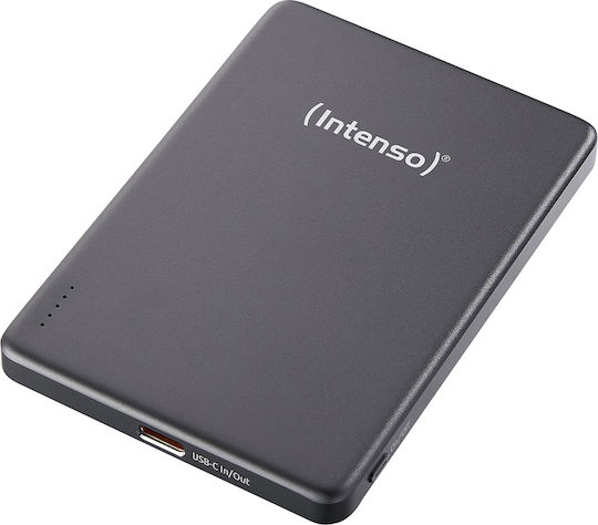 Intenso Mw MagSafe Външна Батерия 10000mAh с USB-C Изходен Порт Сива