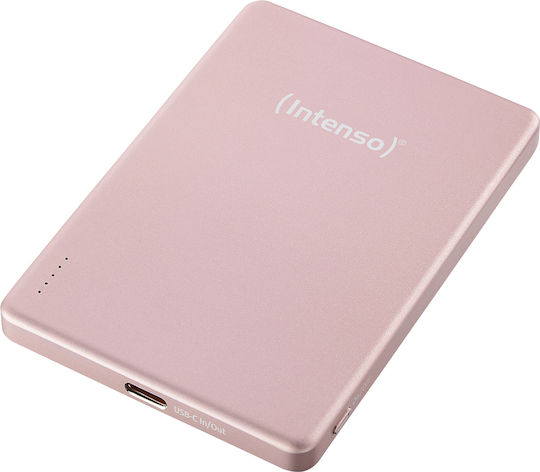 Intenso Mw MagSafe Power Bank 10000mAh mit USB-C Ausgangsanschlüssen Rosa
