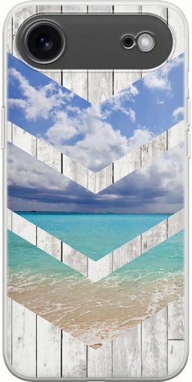 Hölzernes Strand Iphone Air Flexible Tpu Transparente Silikon