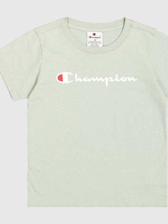 Champion Παιδικό T-shirt Mint Green