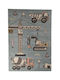 Tzikas Carpets 76888-230 Детско килимче Път Син 200x250см