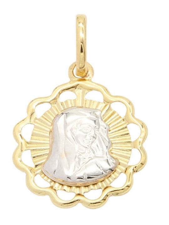 Sorelly Charm Fecioara Maria Din Aur Galben 14 Carate