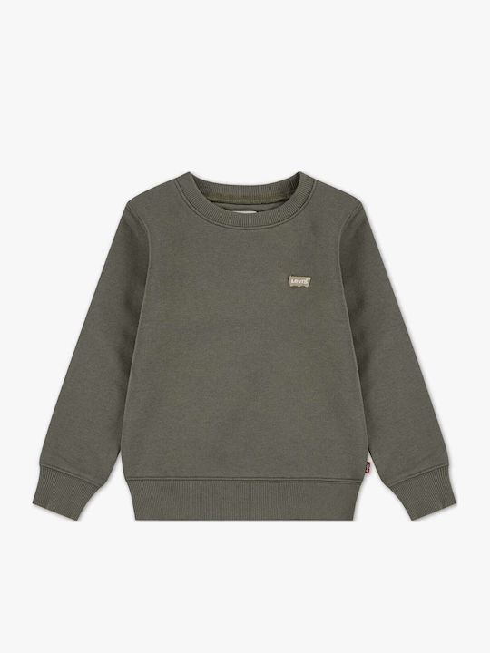 Levi's Παιδικό Φούτερ Χακί Crewneck