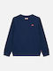 Παιδικό Φούτερ Μπλε Σκούρο Crewneck