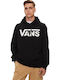 Sweatshirt with Hood Black / White