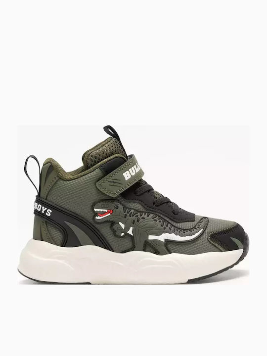 T-rex Παιδικά Sneakers High Χακί