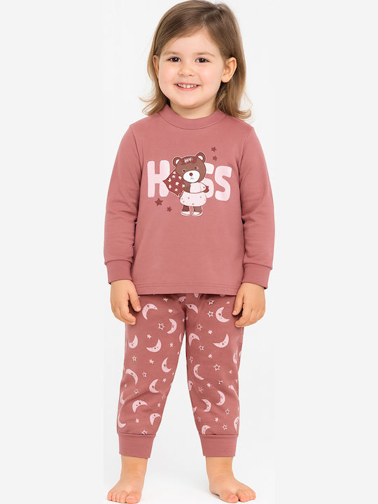 Pretty Baby Детска пижама Зимна Pink