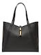 Goccia L Leather Women's Bag Tote Handbag Black