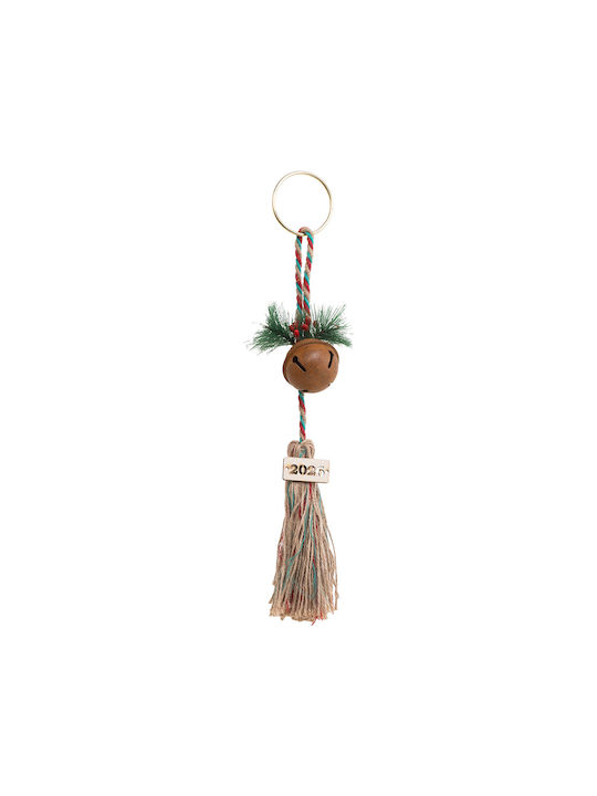 Rostiges Weihnachtsbaumschmuck Klingel Metallisch
