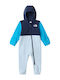The North Face One Piece Бебешко Боди Дълъг ръкав Син
