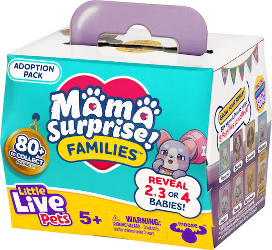Miniature Toy Mama Surprise Families Little Live Pets for 5+ Years Old
