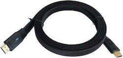 TB Print HDMI 2.1 Flat HDMI male - HDMI male 3m Μαύρο TB Print HDMI 2.1 Flat HDMI male - HDMI male 3m Μαύρο