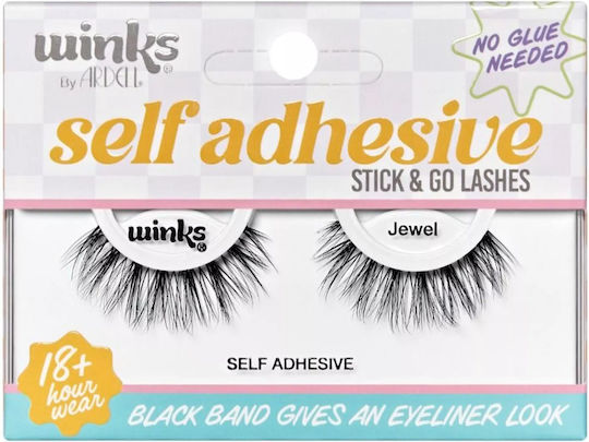 Self-adhesive Strip Lashes Stick & Go Winks Jewel Ardell 1 Piece