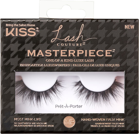 Дълги Изкуствени Ленти Мигли Kiss Masterpiece Prêt-à-porter 1 Чифт