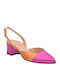 Leder Pumps Orange