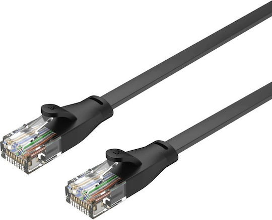 Unitek C1813gbk Flat Patch Cable Cat6 10m Black