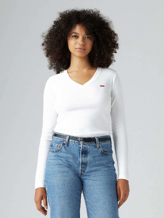 Levi's Essential Women's Blouse Cotton White