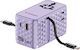 Verbatim Charger GaN with USB-A Port and USB-C Port and Cable USB-C 70W Power Delivery / Quick Charge 4+ Purple (Charge 'n' Travel)