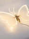 Eurolamp Illuminated Christmas Metal Figure Butterfly White Height 80cm