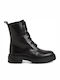 Leather Women's Ankle Boots Black