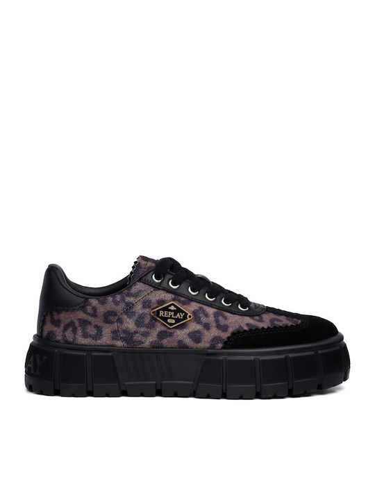 Paulette Wild Damen Sneakers Schwarz