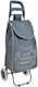 Stoff Einkaufswagen Gray 35x27x94cm