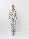 Aruelle Winter Damen Pyjama-Set Graphite