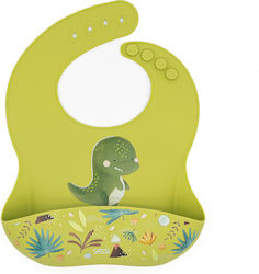 Sassi Junior Αδιάβροχη Σαλιάρα Σιλικόνης με Τσέπη για 6 m+