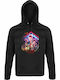 Hoodie Unisex Organic " Stranger Things Unique Graphic Poster " Black