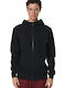 Black Hooded Cardigan