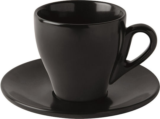 GTSA Φλιτζάνι Espresso από Πορσελάνη Μαύρο 70ml