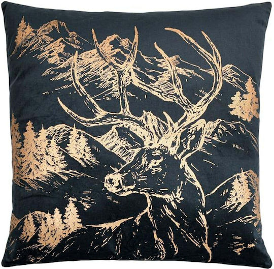 Fylliana Christmas Decorative Pillow Square Blue 45x45cm