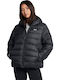 Women's Lifestyle Jacket for Winter with Hood Black
