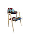 Solana Dining Room Fabric Chair Patchwork 51x51x81cm