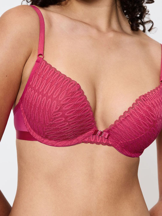 Triumph Aura Spotlight Push Up Bra Fuchsia