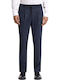Getlin251f3 Men's Elastic Blue Trousers