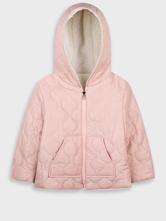 Energiers Kids' Casual Jacket with Hood Dusty Pink
