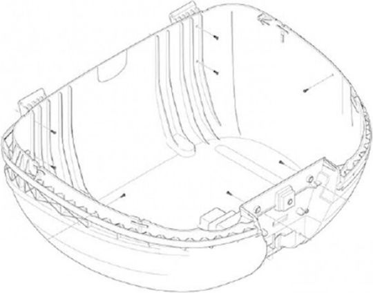 Givi Lower Suitcase Lid V56nt-v56nnt Zv56fntm Black
