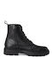 Leather Black Men's Boots