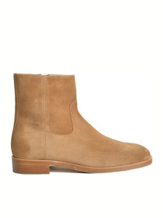 Wildleder Tabac Braun Chelsea Stiefeletten