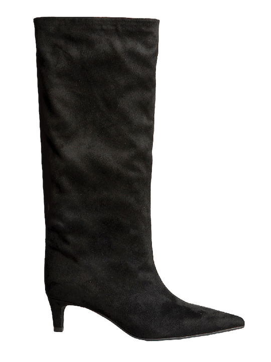 Medium Heel Women's Boots Black